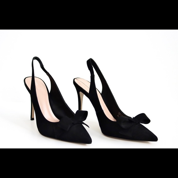 Suede Slingback Heels